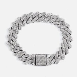 Invicta Elements Men's UItra Iced Out Cuban Chain Bracelet